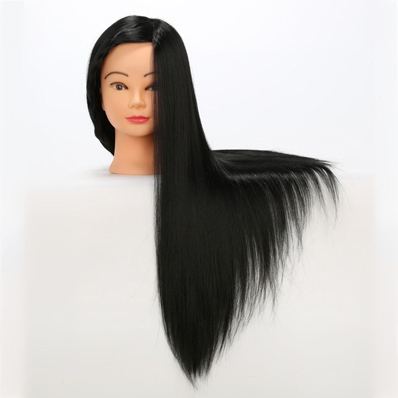 black hair mannequin