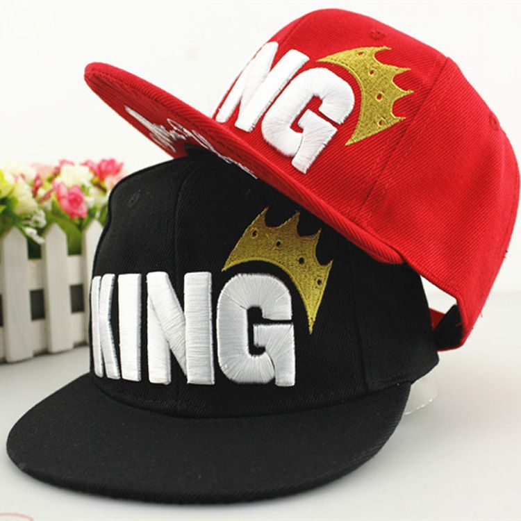 KING Baseball Cap Child Flag Snapback Hats Baby Hat Fashion Hip Hop