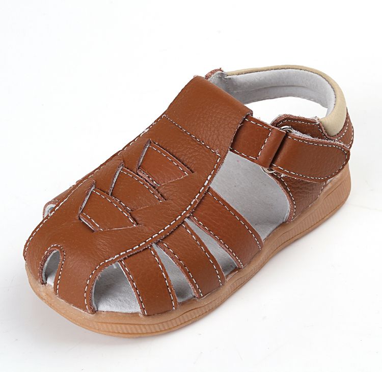 Little Boys Sandals Leather Baby Boys Summer Shoes Toddler Sandals