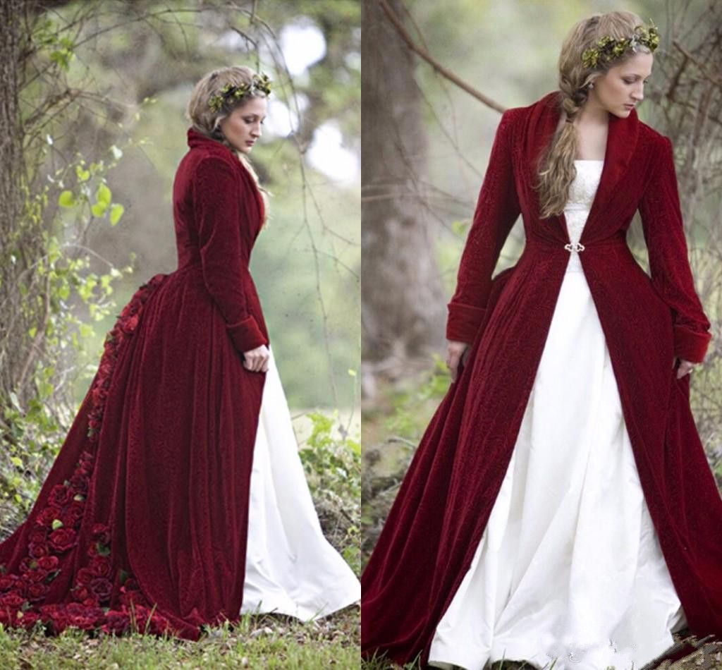 dresses winter gown ball velvet coat burgundy jacket formal gowns sleeves plus bridal dhgate cloaks petite flowers pink