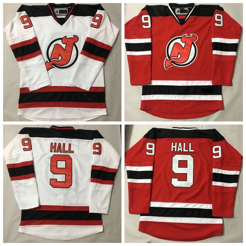2019 New Jersey Devils 9 Taylor Hall Jersey Men'S Hockey Uniforms