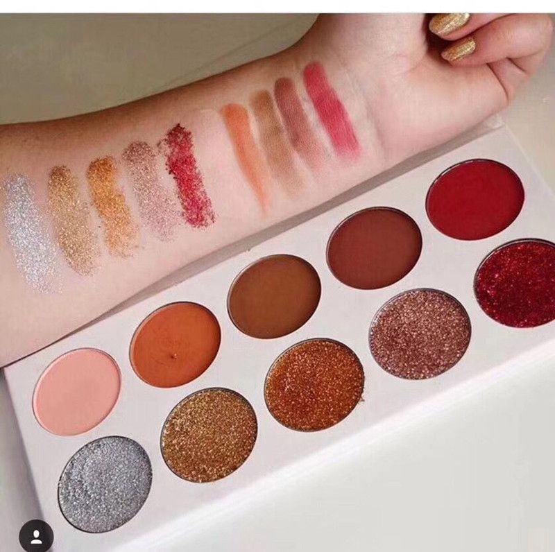matte red eyeshadow palette