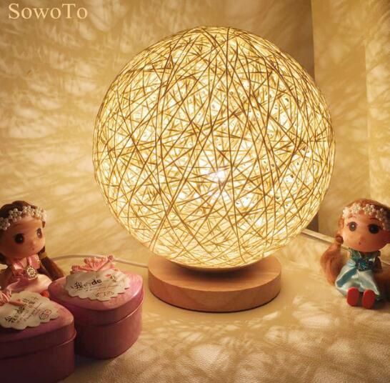 2018 novelty romantic bedroom table lamps bedside lamp modern