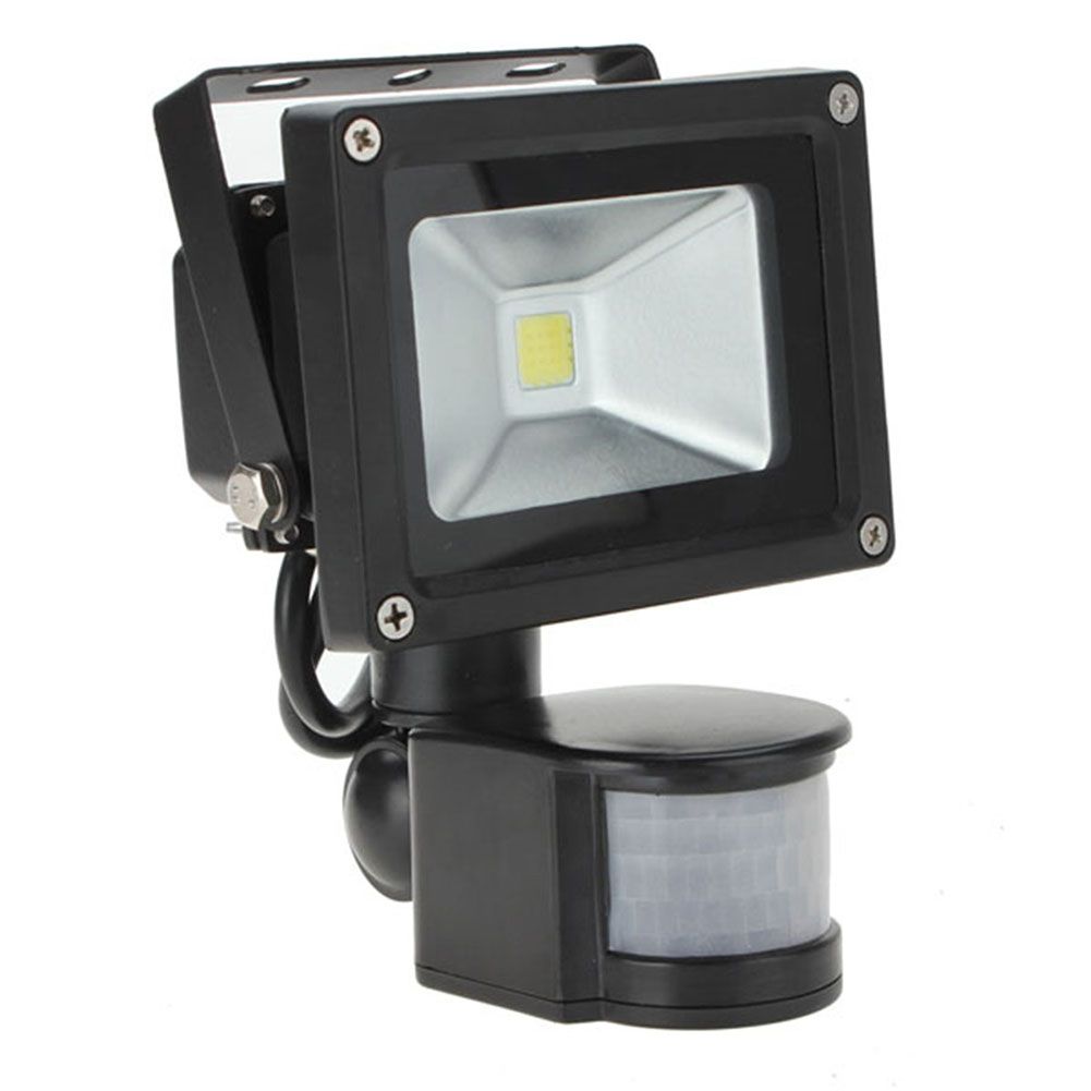 Outdoor Lighting Floodlights 10w 30w White 800lm Pir Motion Sensor Outdoor Lighting Floodlights 10w 30w White 800lm Pir Motion Sensor Security Led Flood Light 85 265v Colored Lights Battery Floodlight From Yuancao
