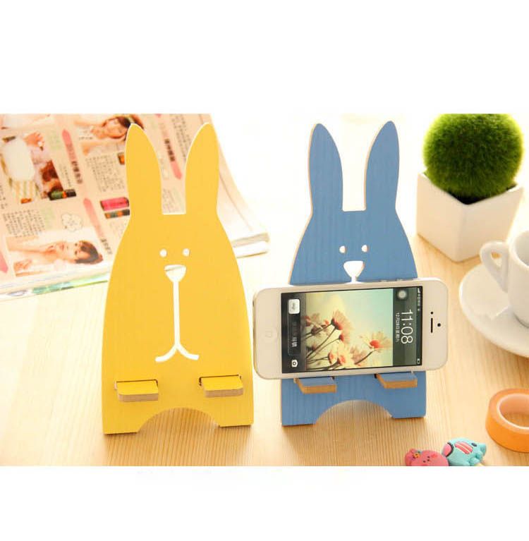 2018 diy wooden phone holder with rabbit lazy 2018 diy wooden phone holder with rabbit lazy