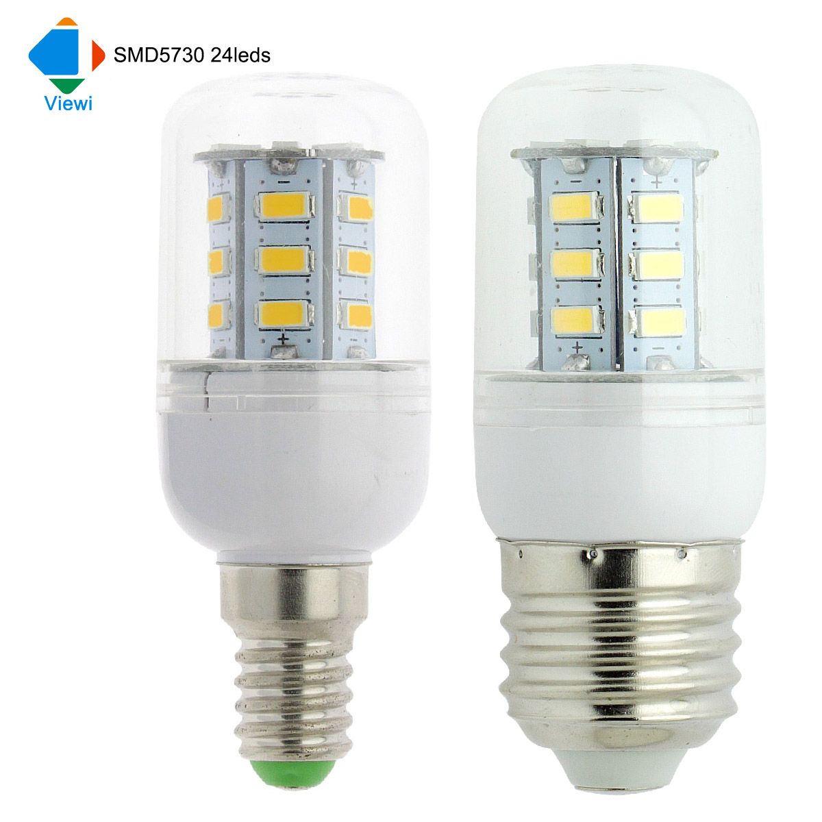50X Ampoule Led E14 E27 GU10 B22 G9 Corn Bulb Light Smd 5730 24leds 360 Degree Super Lighting