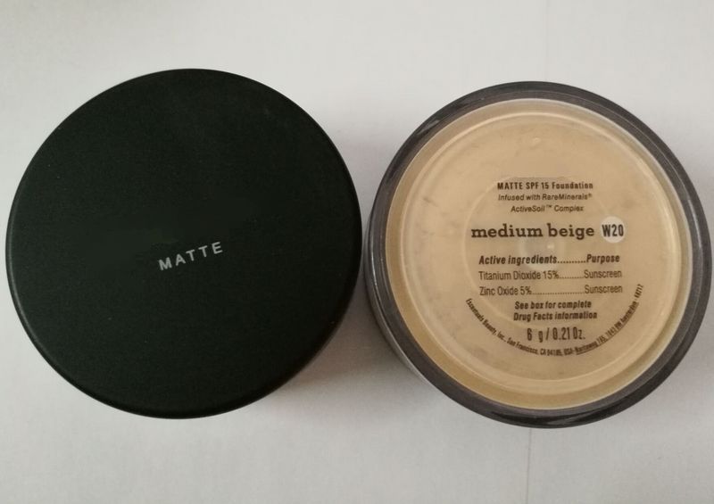 英国版5色の化粧鉱物粉オリジナル/マット財団の小売箱DHL送料無料。