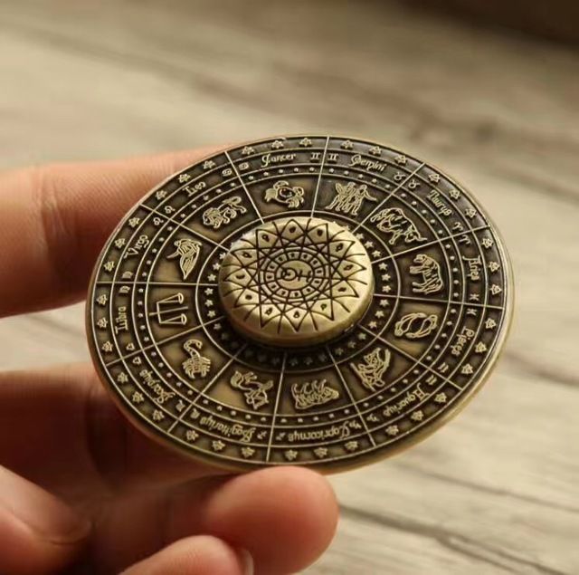 Egypt 12 Constellation Ancient Fid Spinner Metal Edc Cool Stress