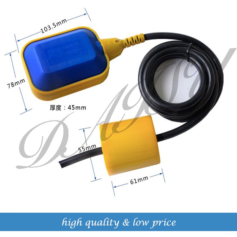 2019 Electric Liquid Water Level Switch Sensor Sump Fluid Float Pump NO