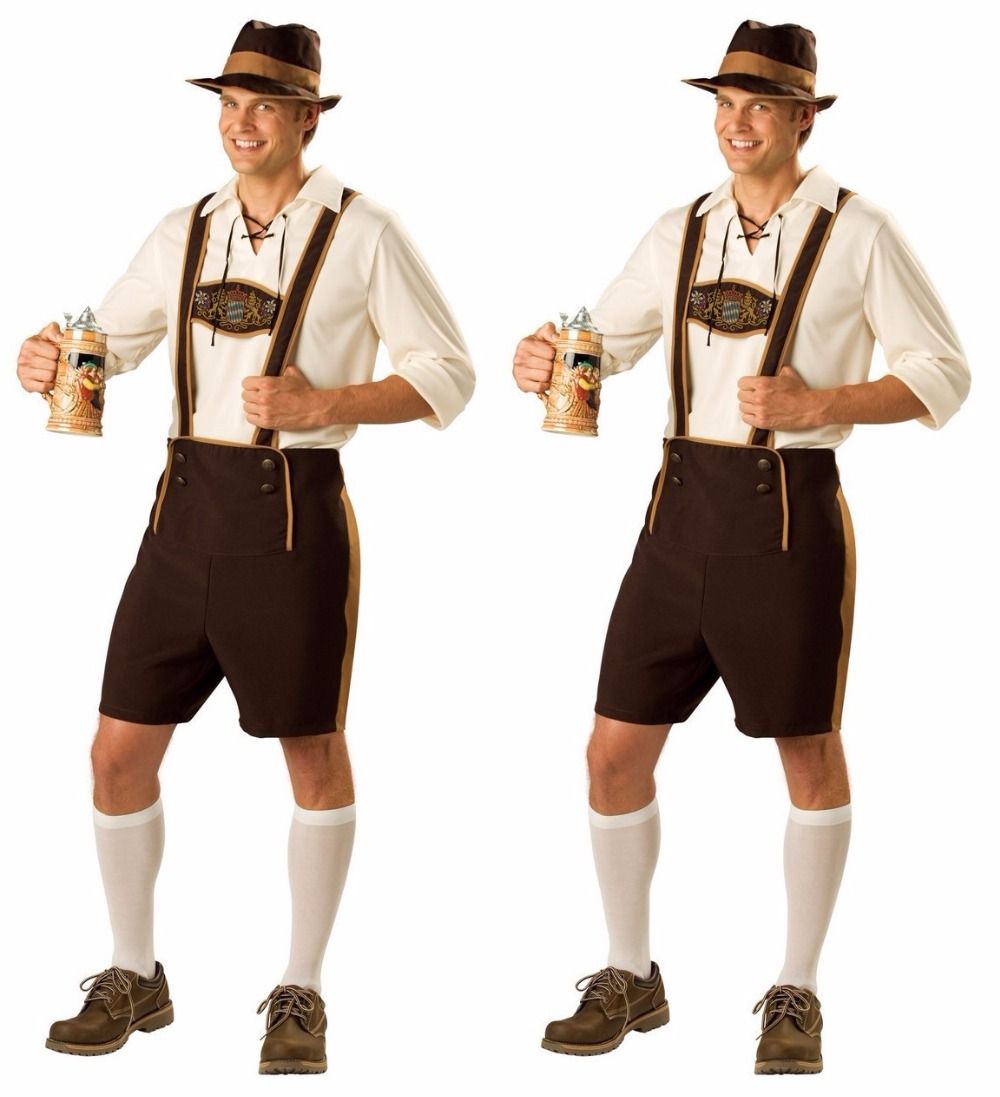 adult halloween costumes for men hot german beer costume adult oktoberfest beer festival costume mens carnival cosplay costumes cool halloween themes best