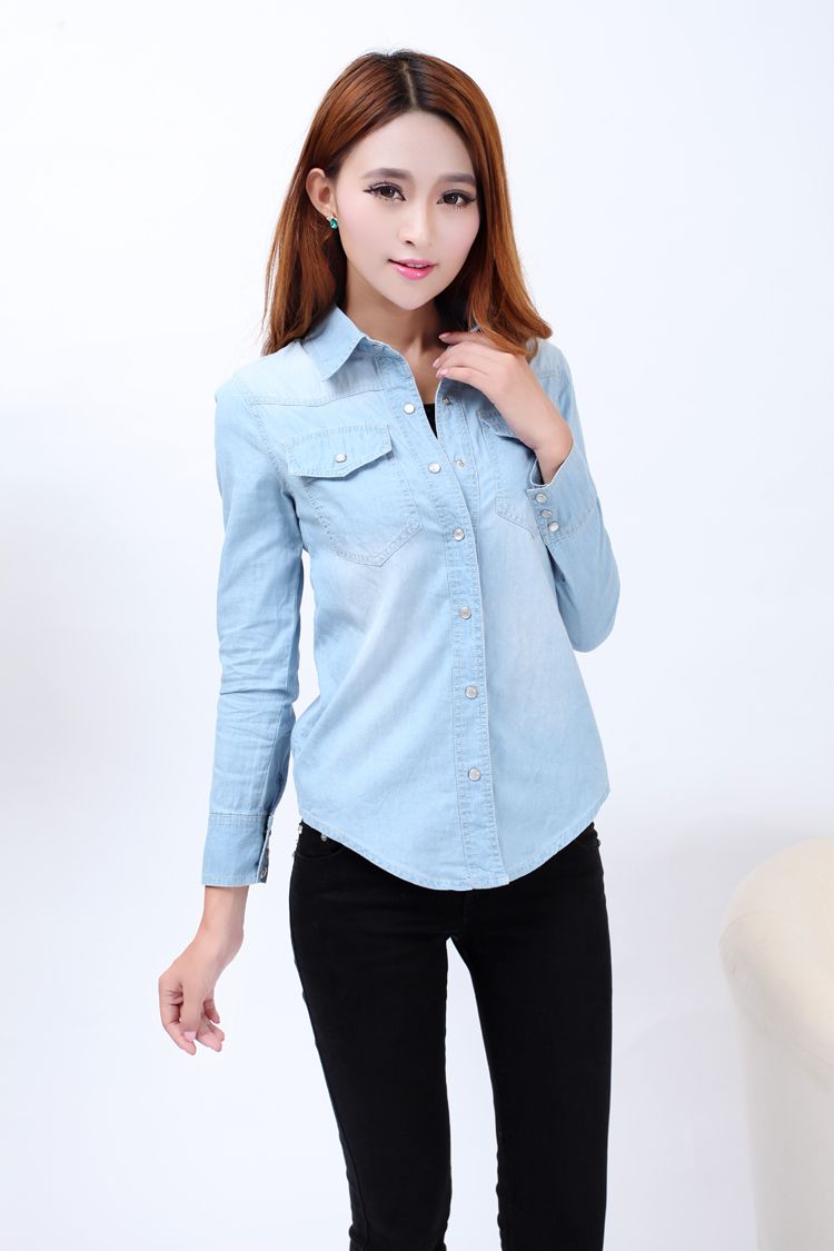 long sleeve casual shirts womens