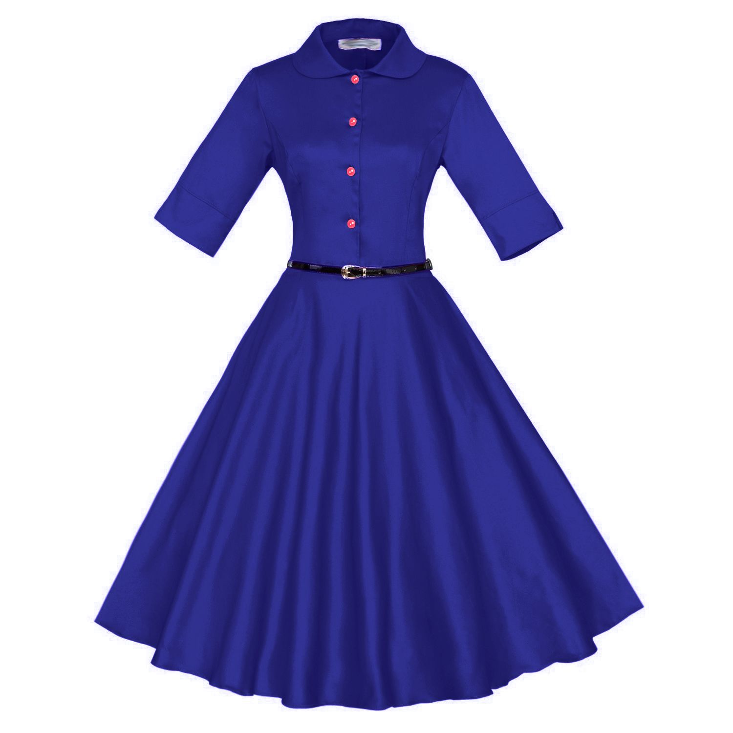 Grosshandel Kostenloser Versand Damen Vintage 1940er Jahre 50er Jahre Shirtwaist Ausgestelltes Kleid Swing Skaters Wrap Ballkleid Cocktail Party Kleid Fyv079 Von Amyliusuge 9 35 Auf De Dhgate Com Dhgate
