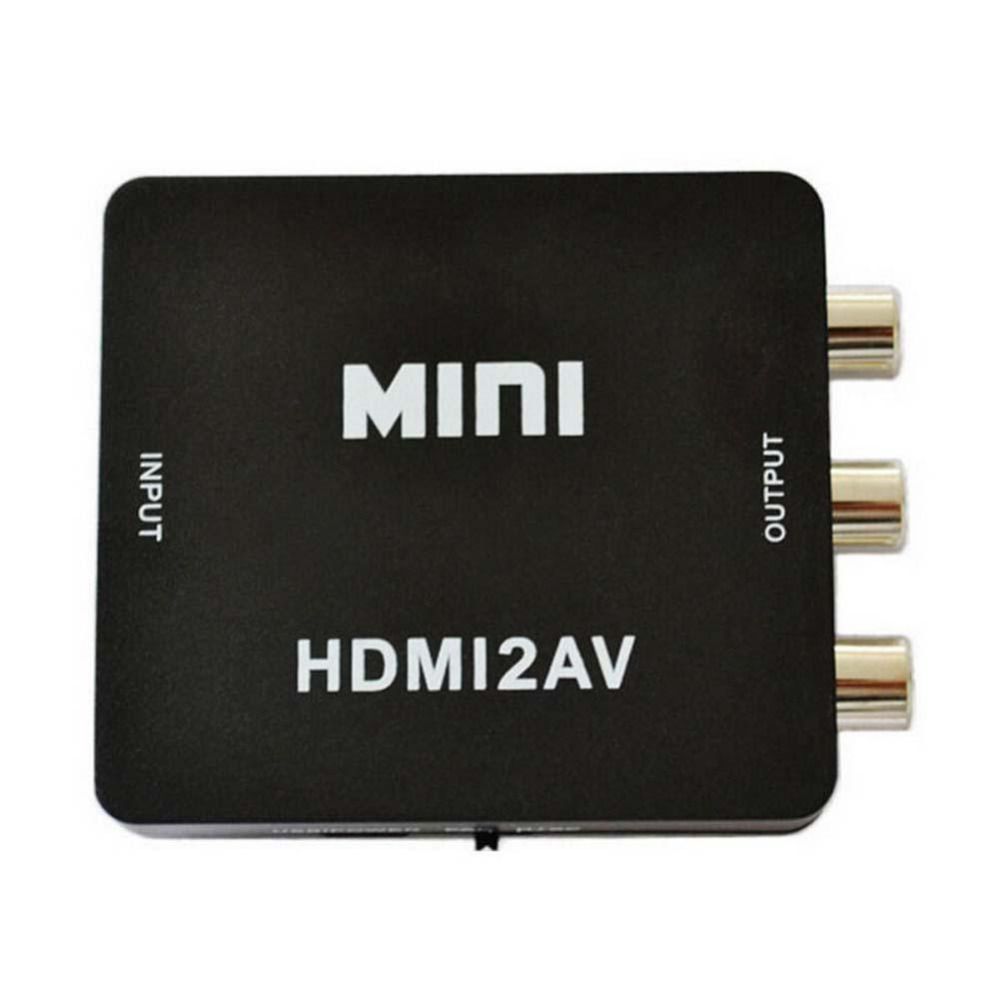 Mini HD Video Converter Box HDMI To RCA Composite Video Audio AV CVBS