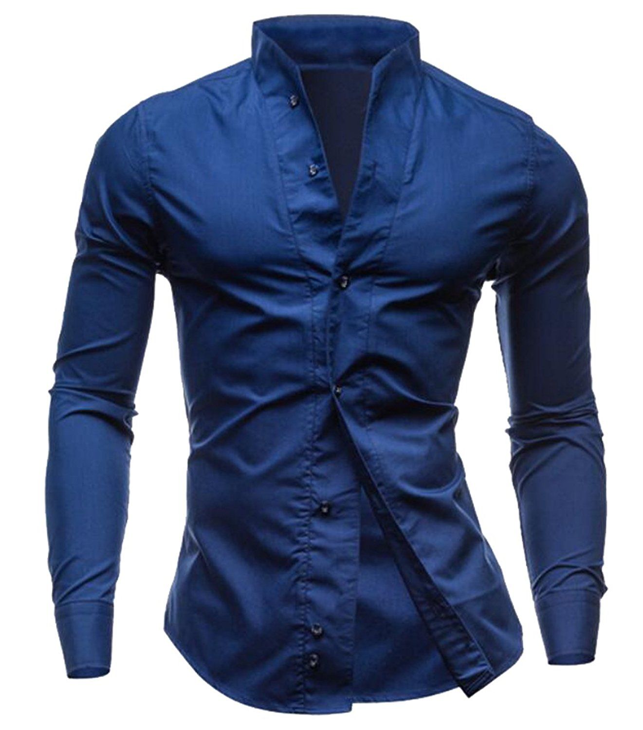 2019 Wholesale Generic Mens Long Sleeve Button Front Shirts Clearance