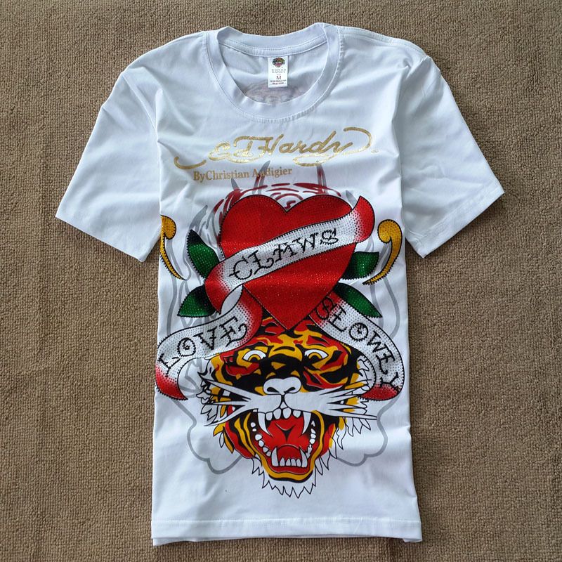 ed hardy tiger t shirt