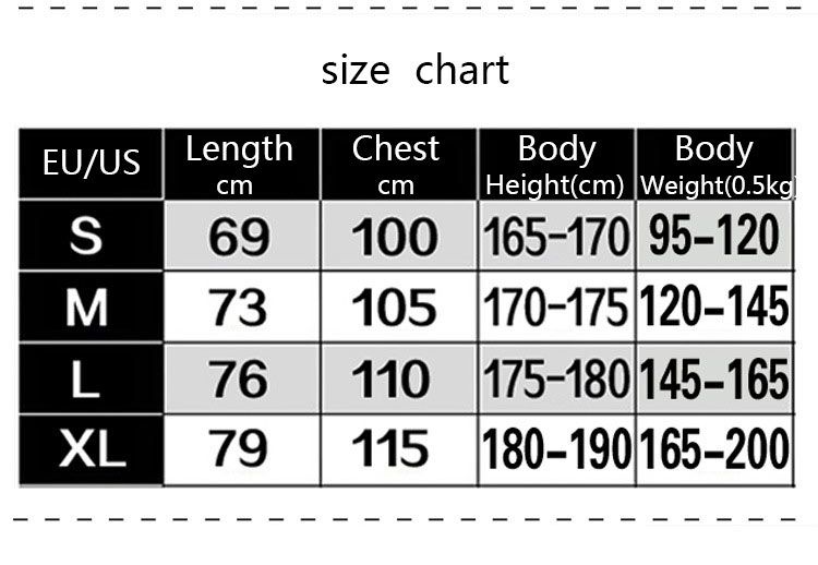 Argentina Clothing Size Chart