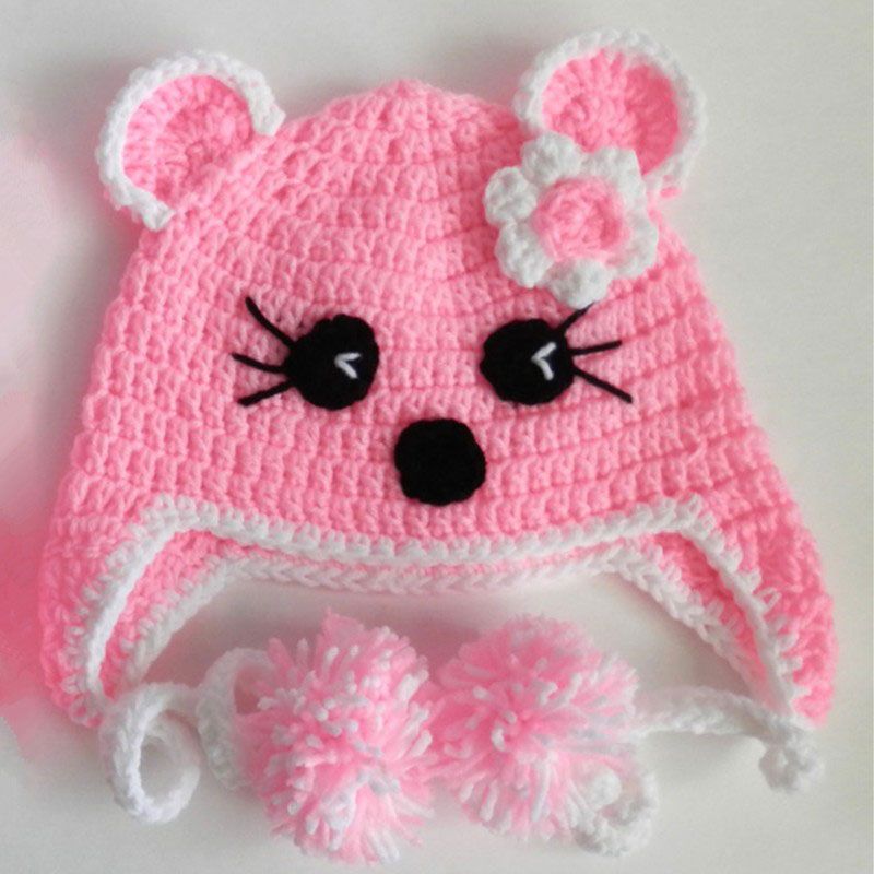 baby girl earflap hat