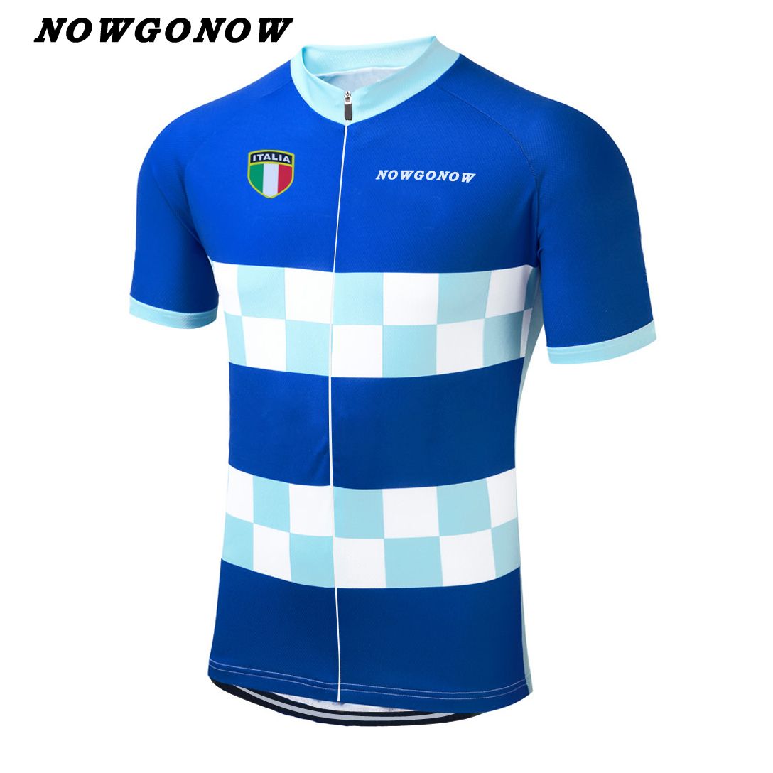 light blue cycling jersey