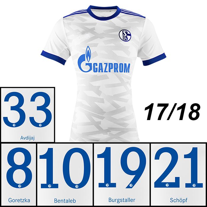 2019 Top Thai 2017 2018 Away White Schalke 04 Soccer ...