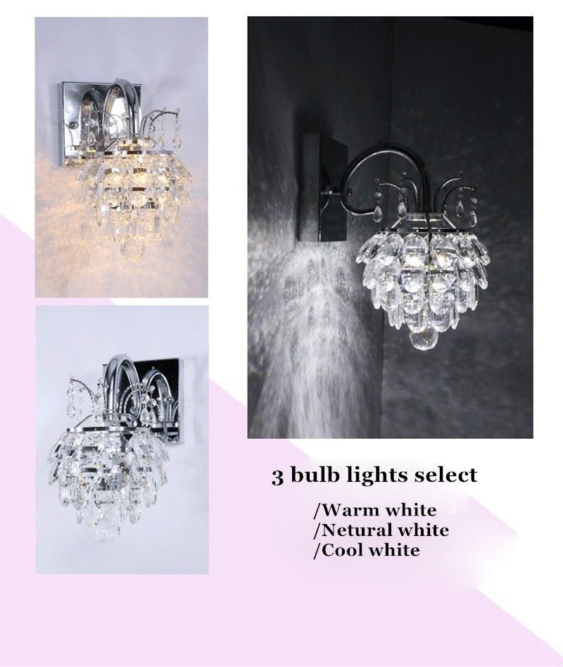 K9 cristal applique murale de haute qualité LED moderne lampe de mur en cristal salon salle à manger escalier lumières