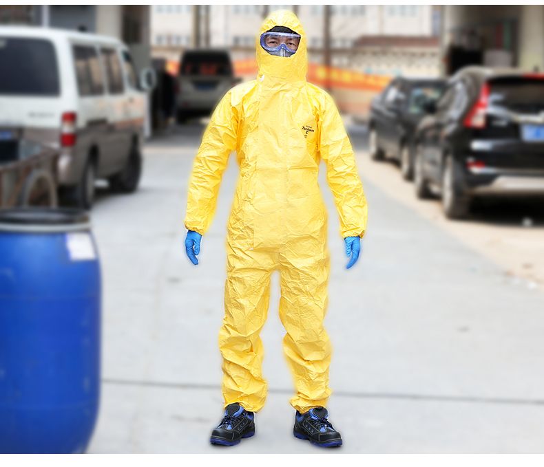2022 Dupont Tychem C Class Anti Chemical Suit, Anti Acid And Alkali