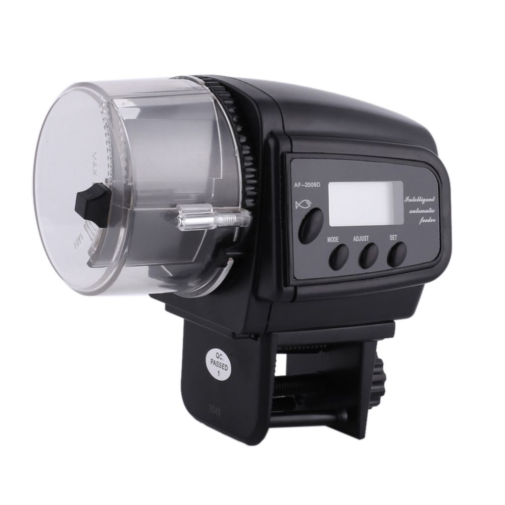 2017 New Digital Lcd Automatic Aquarium Tank Auto Fish Feeder
