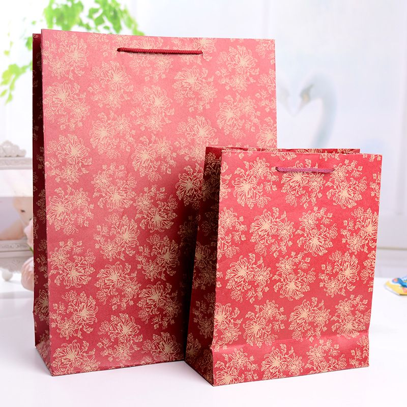 Craft Paper Gift Bag Paperbags For Wholesale Handbag Wedding Candy