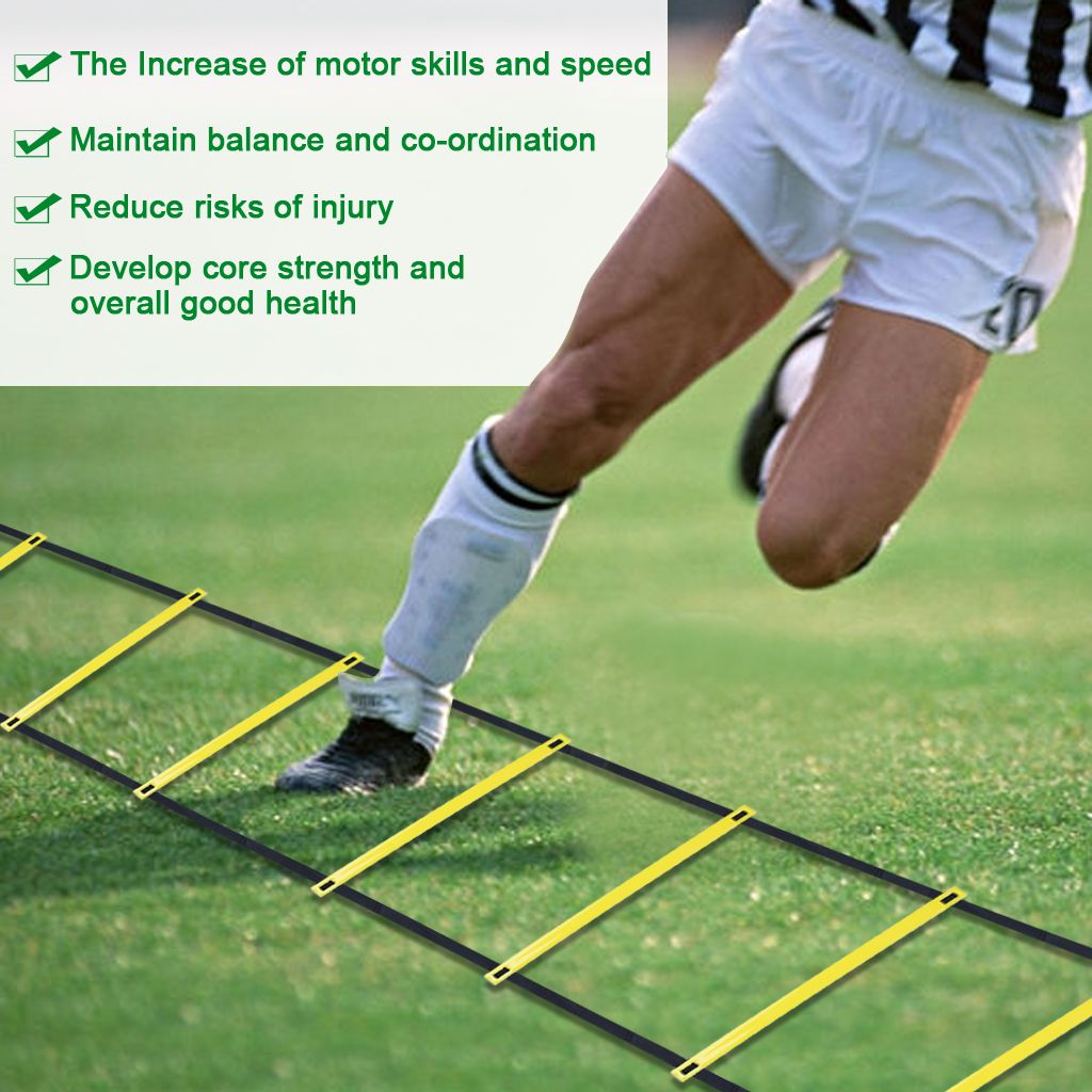 2019 Agility Speed Ladder Training For Soccer Speed Football Fitness
