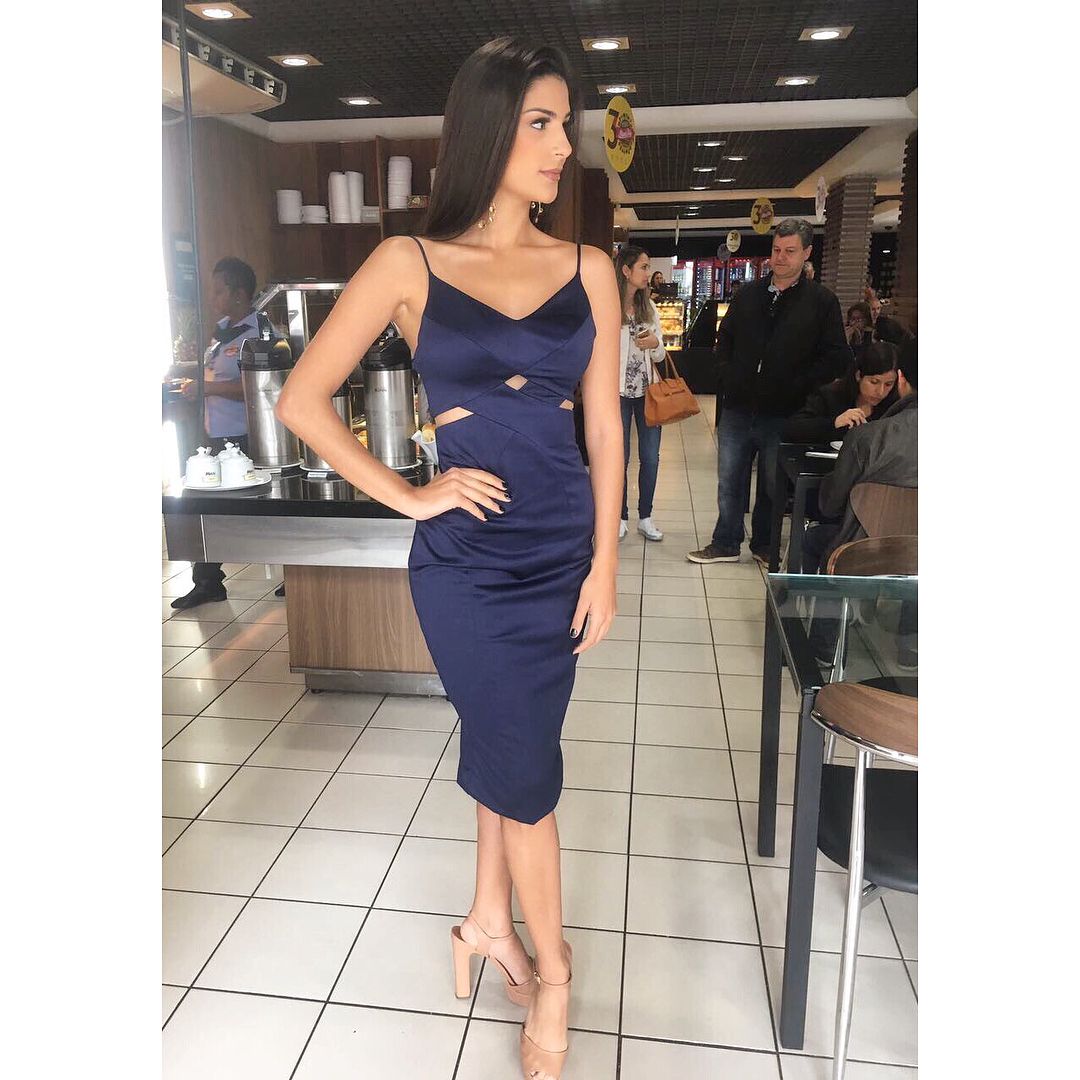 navy straight dress