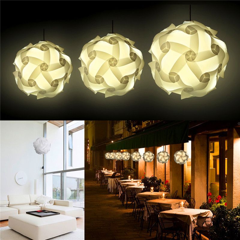 diy modern pendant ball novel iq lamp jigsaw puzzle pendants