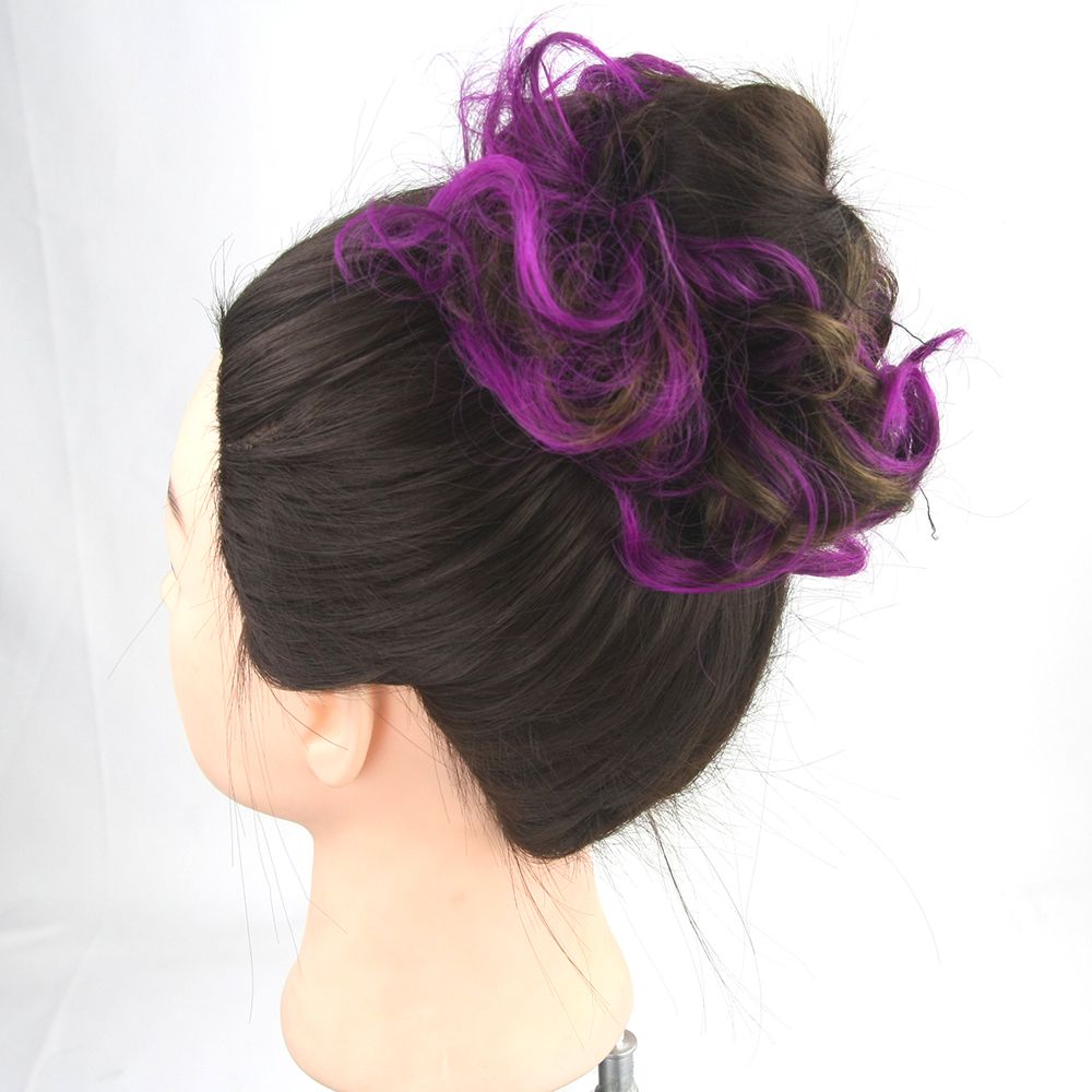 Synthetic Hair Headband Hair Bun Chignon High Temperature Fiber