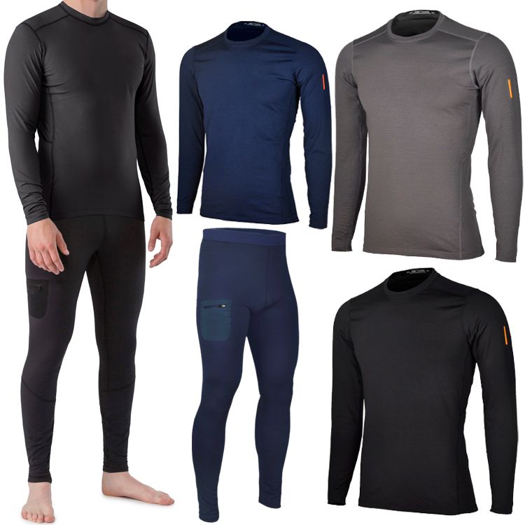 2021 Canada Outdoor Brand Fleece Thermal Underwear Set Men Winter Slim