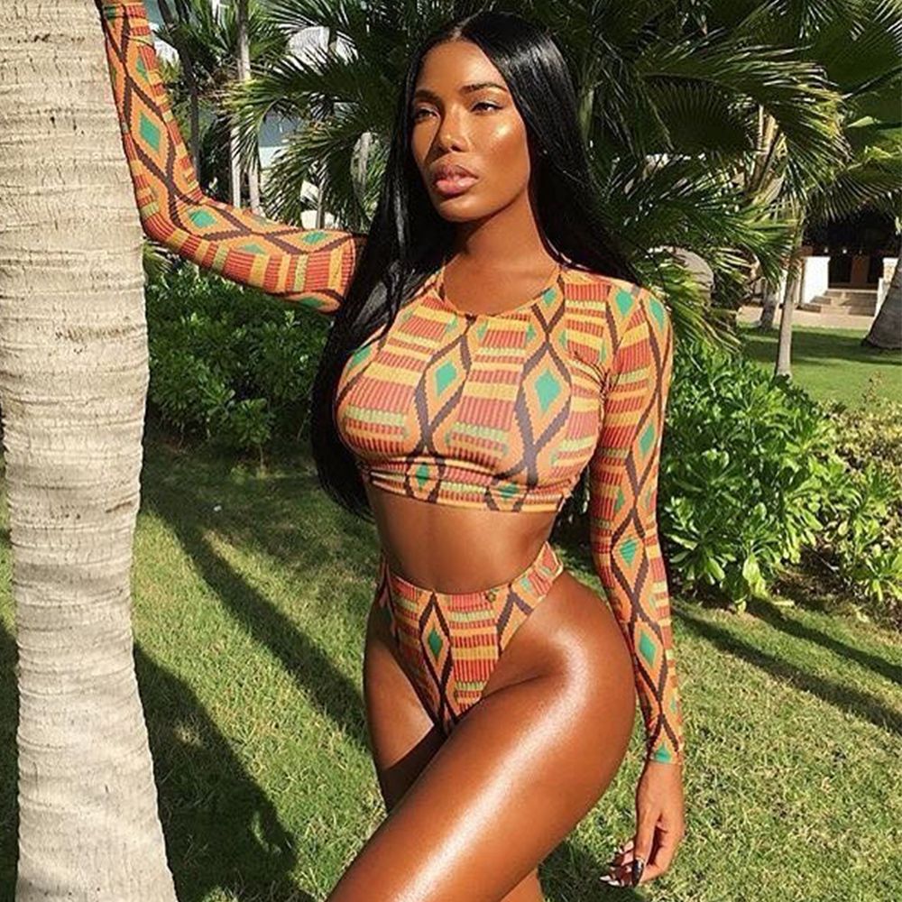 long sleeve bikini bathing suit