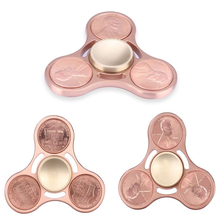 Hand Spinners Fid Spinner Triangle Finger Spinning 1 Cent Dollar