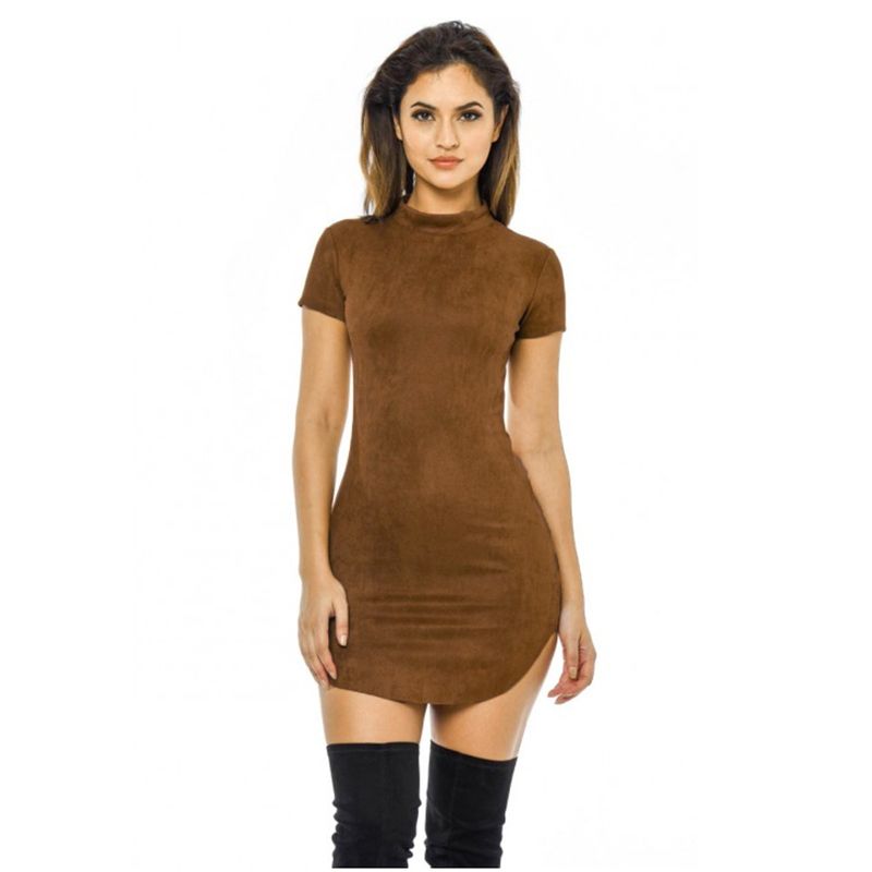 Image of short casual tight dress