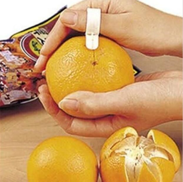 2017 cooking tools parer finger type open orange peeler machine