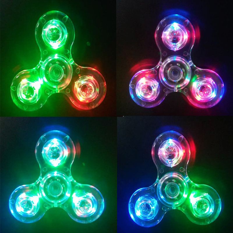 Magic Crystal Jelly Led Fid Spinner With Ce Mark Clear