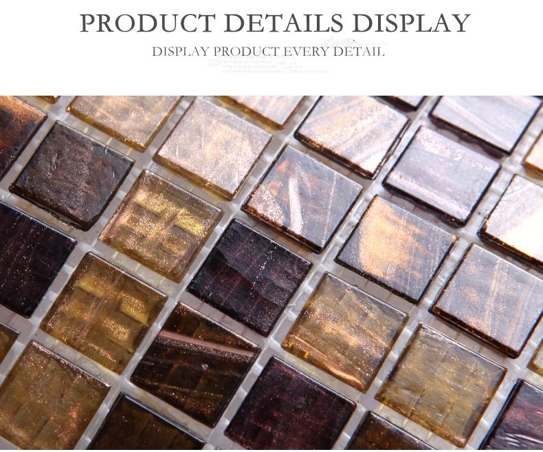 2018 Borwn Golden Line Glass Mosaic Tiles 13X13 High Quality Waterproof Kitchen Bathroom Swimming Pool Mosaics DecorLsjx03 From 2018 Borwn Golden Line Glass Mosaic Tiles 13X13 High Quality Waterproof Kitchen Bathroom Swimming Pool Mosaics DecorLsjx03 From