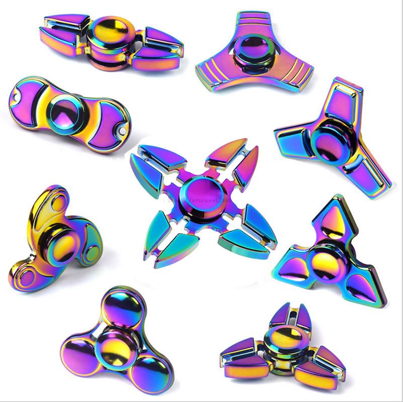 rainbow fidget spinners for sale