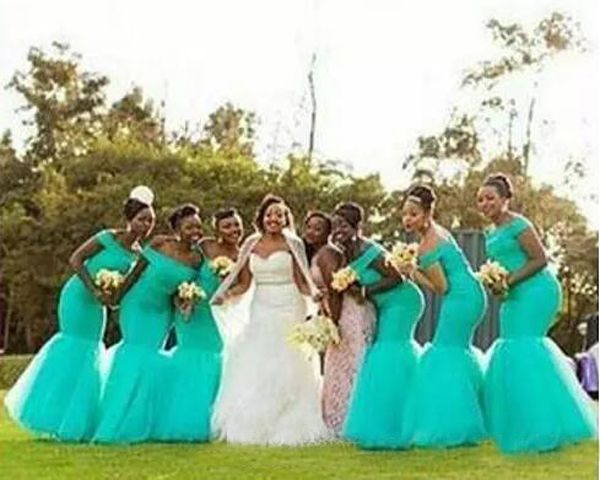 Elegant South Africa Style Nigerian Bridesmaid Dresses Plus Size ...