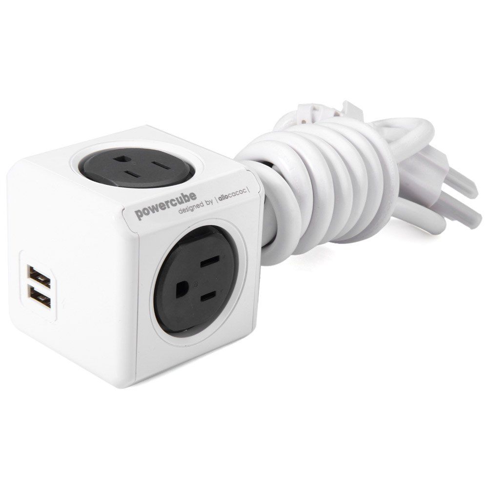 Powercube Extended Dual Usb Port Surge Protector Electric Powercube Extended Dual Usb Port Surge Protector Electric Adapter 10ft Extension Cord Power Strip With 4 S Travel Plug Uk