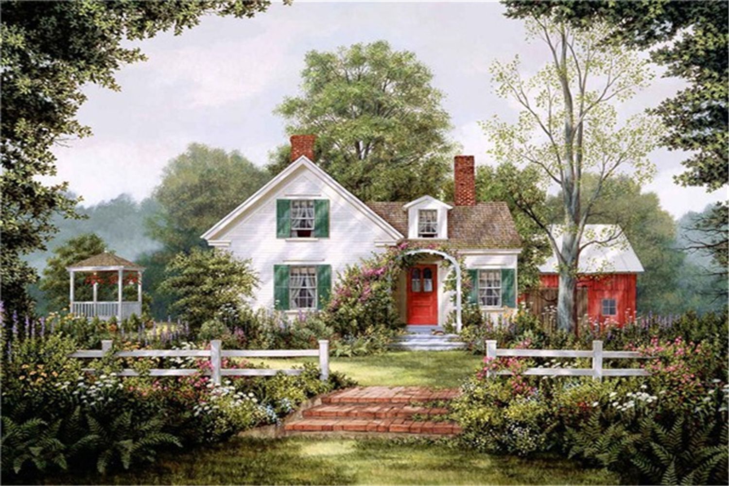 Ytg New Full Cottage Garden Picture 5d Diy Diamond Ytg New Full Cottage Garden Picture 5d Diy Jpg