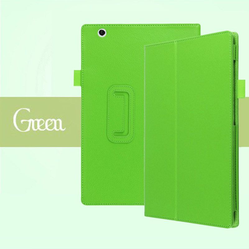 Fold Stand Litchi PU Leather Smart Cover With