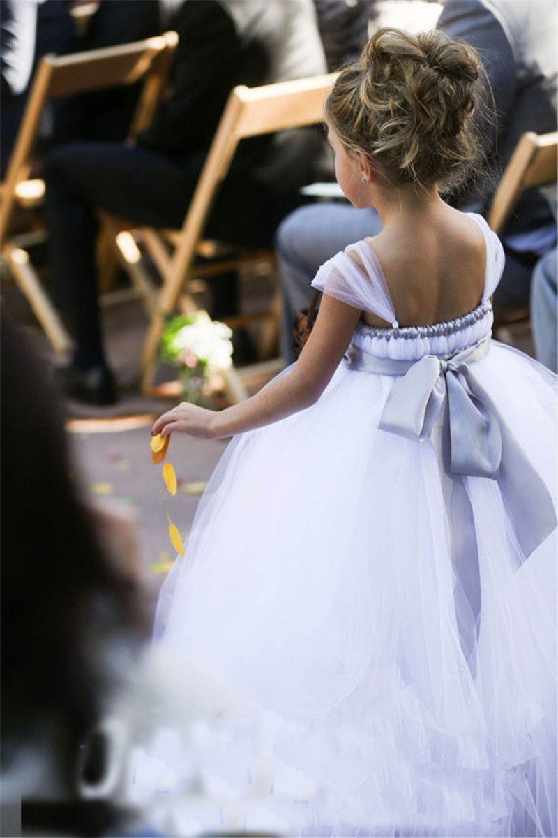 0-12 Years Baby Flower Girl Dress Wedding