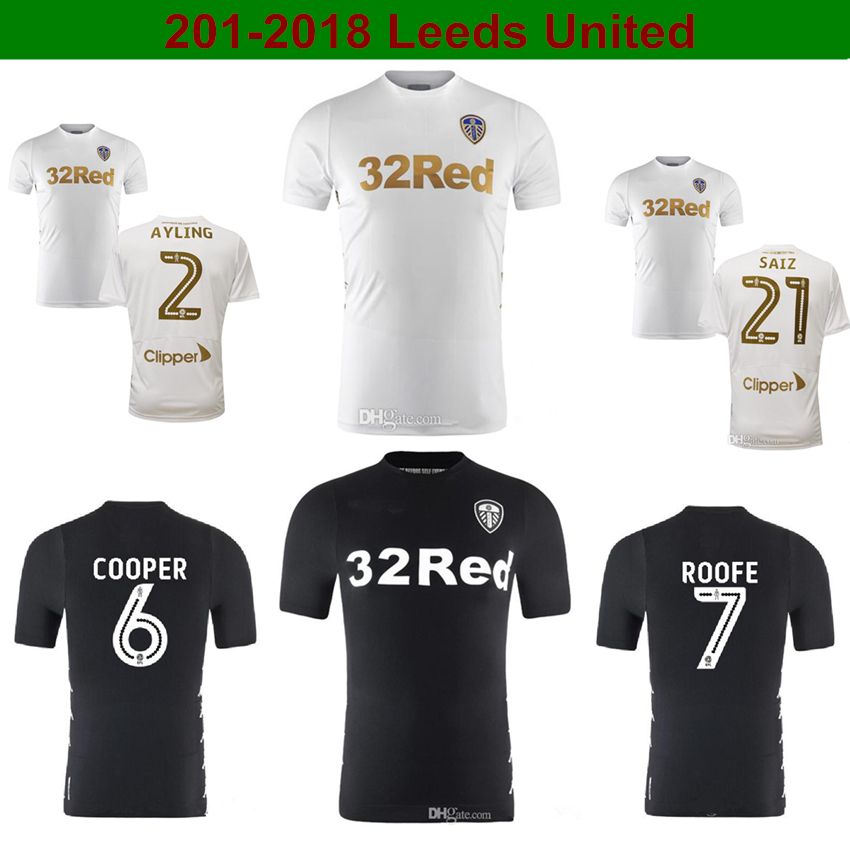 2019 2017/18 Leeds United Soccer Jersey Top Quality Home ...