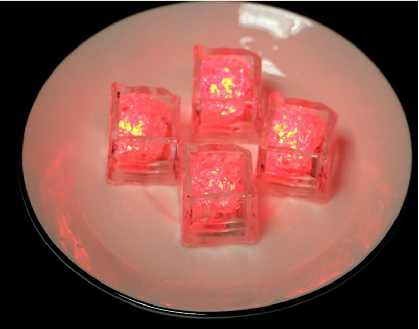 2021 Hot Flash Ice Cube Water Actived Flash Led Light Put Into Water Drink Flash Automatically ...