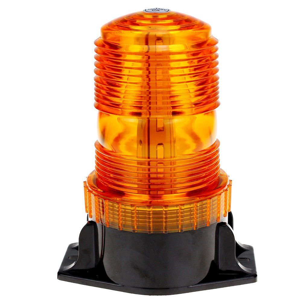 30 LED Yellow Flash Strobe Emergency Warning Hazard Warning Round Light
