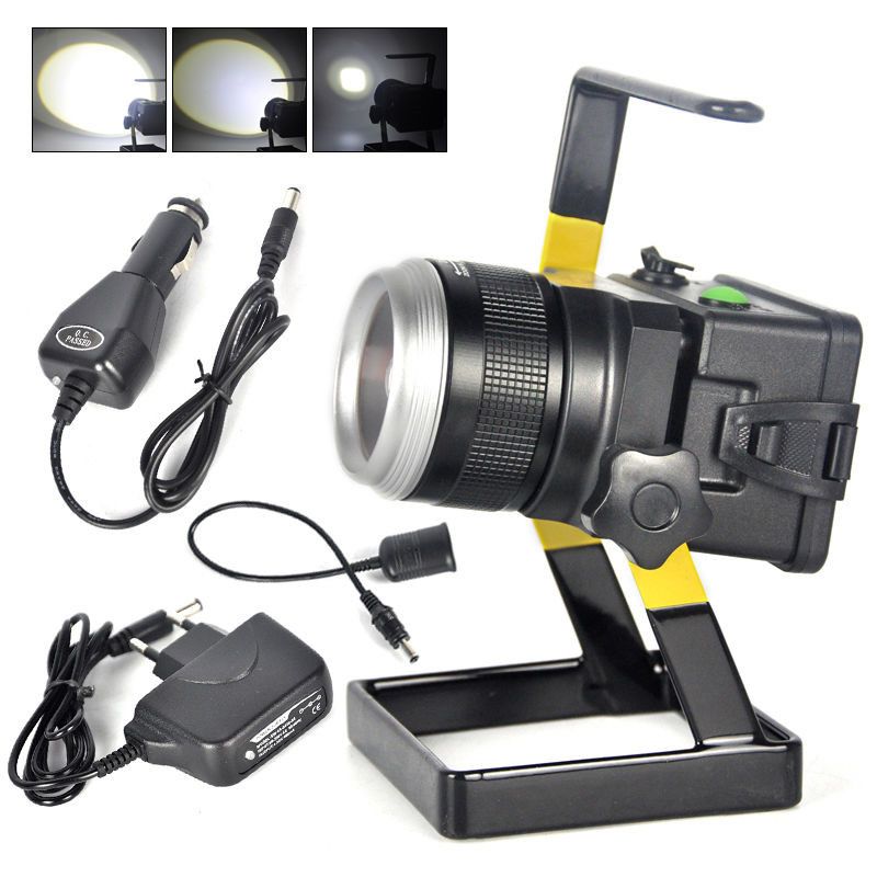 10w Portable Rechargeable Led Floodlights Battery Charging Hand Held 10w Portable Rechargeable Led Floodlights Battery Charging Hand Held Waterproof Flood Lamp As Work For Outdoor And Emergency 12v
