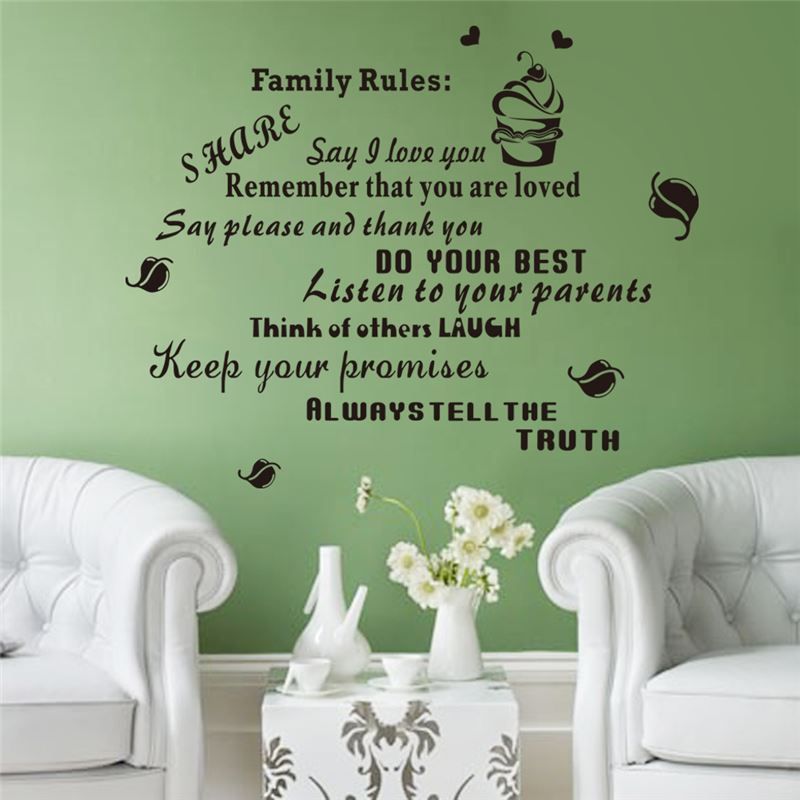 Family Rules Wall Art family rules keep your promises vinyl quotes wall decals for Family Rules Wall Art family rules keep your promises vinyl quotes wall decals for