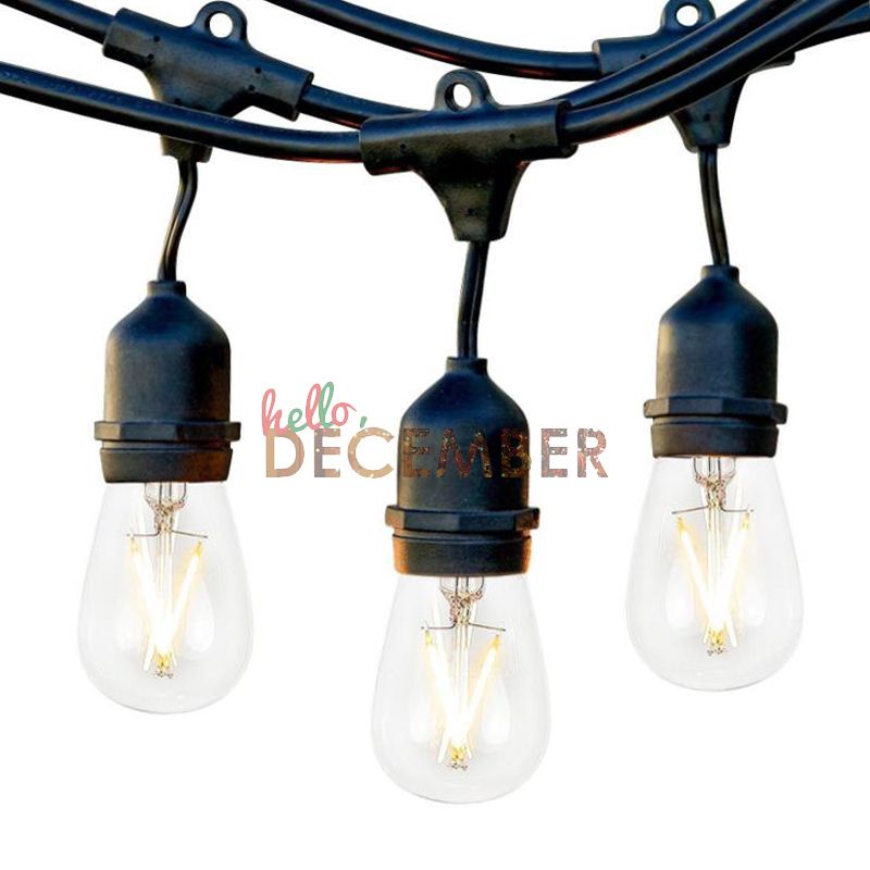 10m 20m 30m 40m 50m Dimmable Edison Led String Lights Outdoor 10m 20m 30m 40m 50m Dimmable Edison Led String Lights Outdoor Waterproof Commercial Grade Strand Light Strings With 2w Bulbs